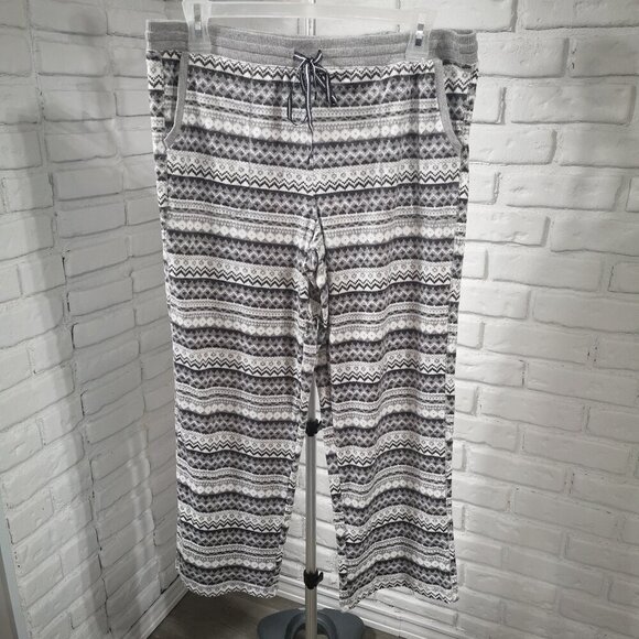 Nautica Ladies Size Large 2 Piece Long Sleeves Loose Fit Lounge Set - Picture 2 of 15